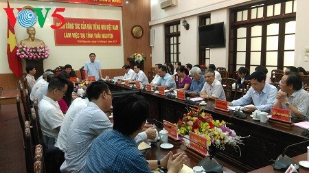 Гендиректор Радио «Голос Вьетнама» провёл рабочую встречу с руководством провинции Тхайнгуен - ảnh 1